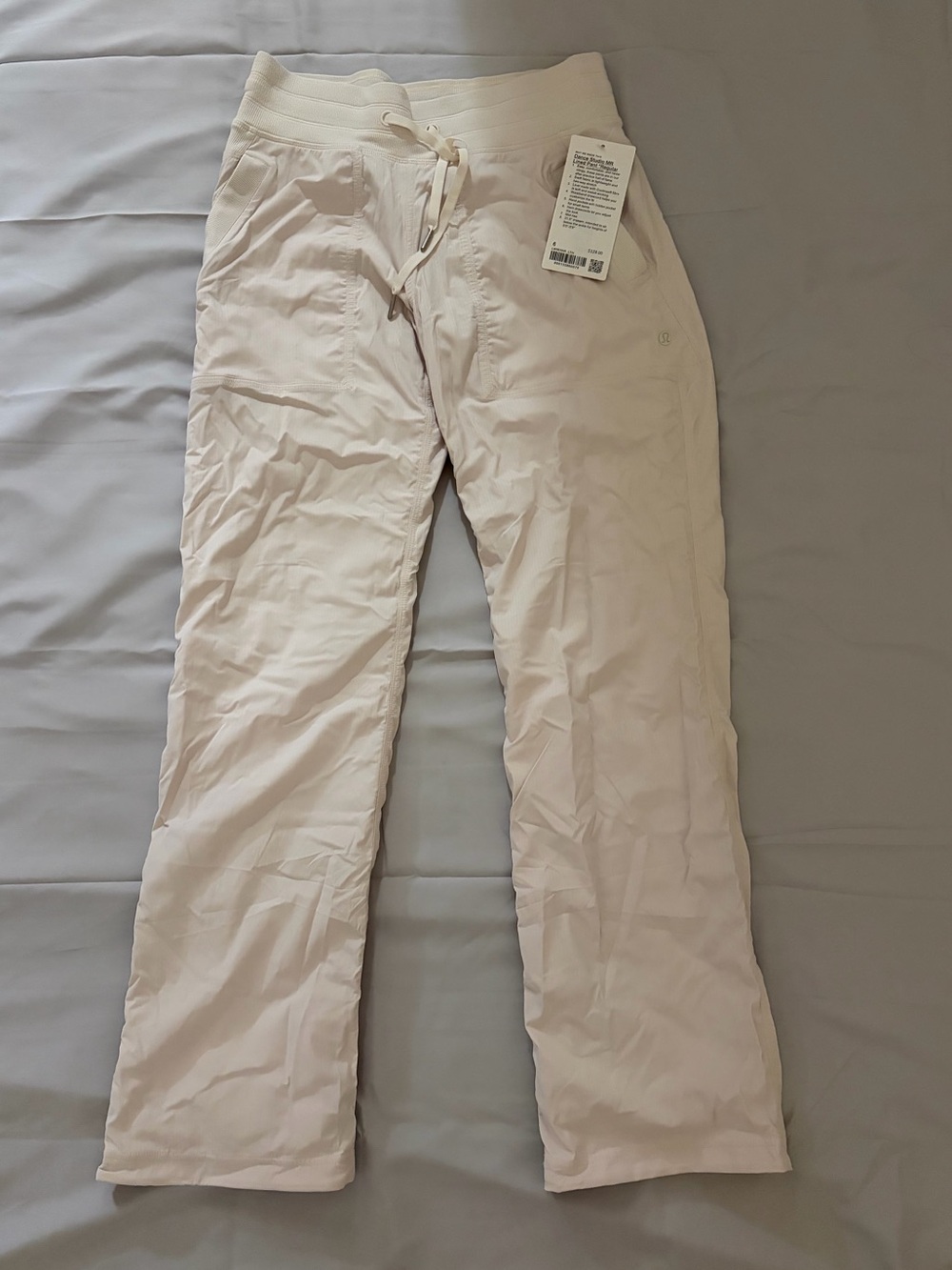 NWT Lululemon Dance Studio Pant Lined Cream Size 6
